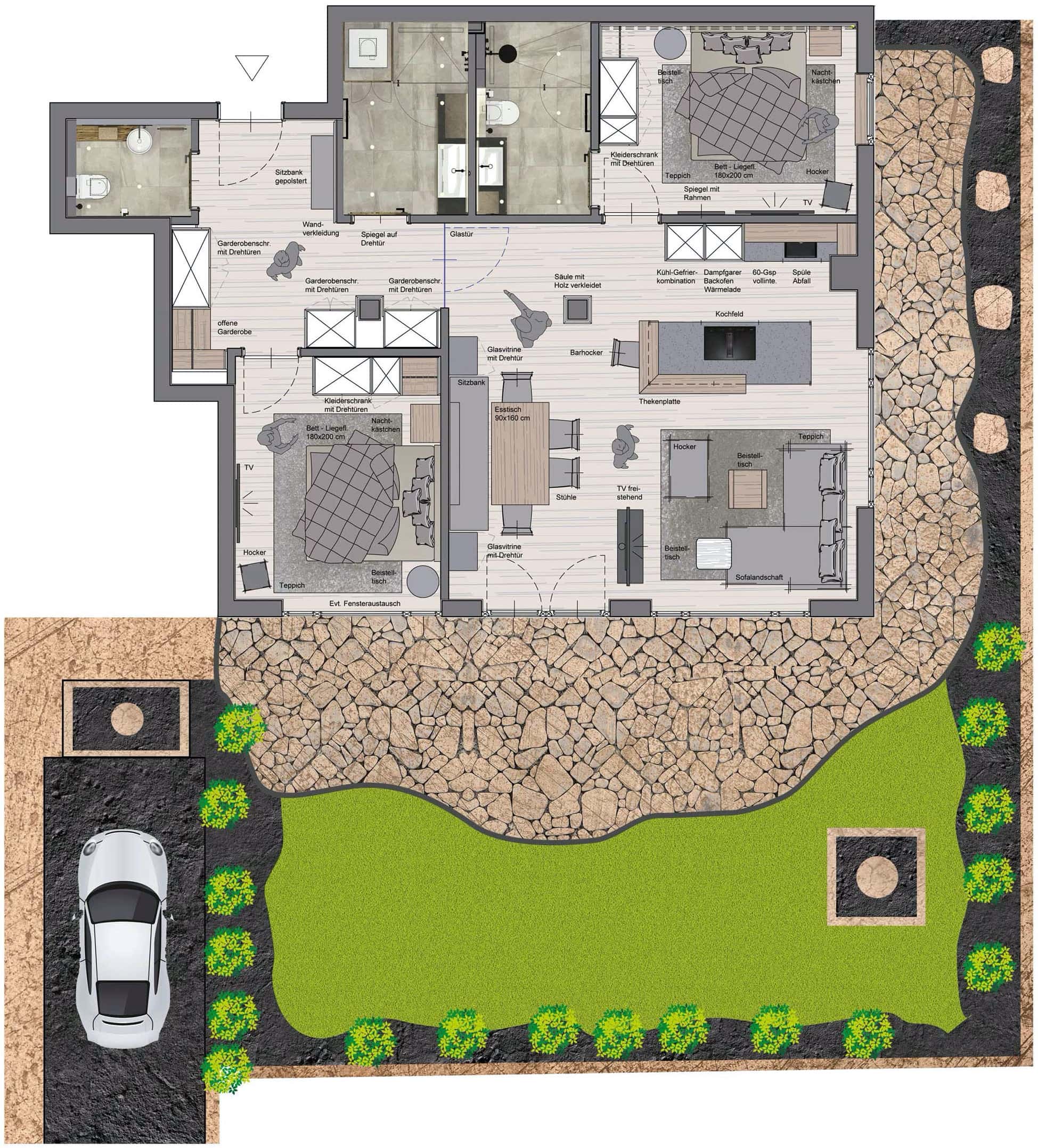luxury apartments-r6-tegernsee-apartment-4-floor plan